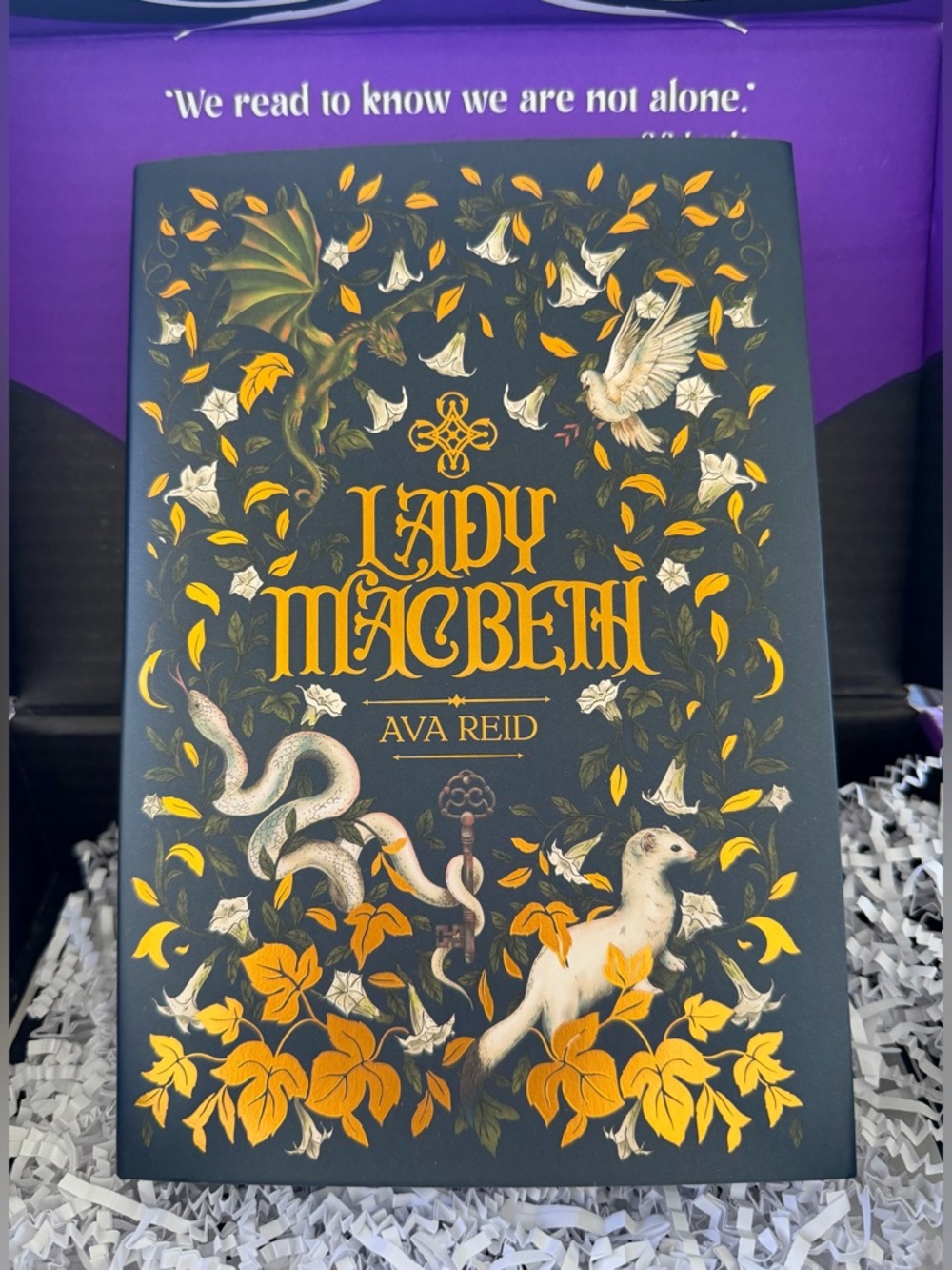 Owlcrate Exclusive Edition Lady Macbeth By Ava Reid Signed Sprayed Edges NEW